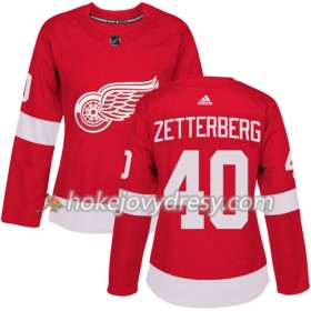 Dámské Hokejový Dres Detroit Red Wings Henrik Zetterberg 40 Červená 2017-2018 Adidas Authentic